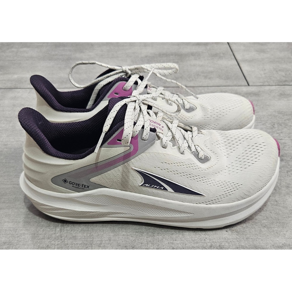 Altra Torin 8 Gore-Tex White Purple Running Shoes AL0A85QH261 US Women 8.5